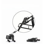 Foldable 4-Wheel Pet Pushchair Stroller with Mesh & Cup Holder for Dogs & Cats