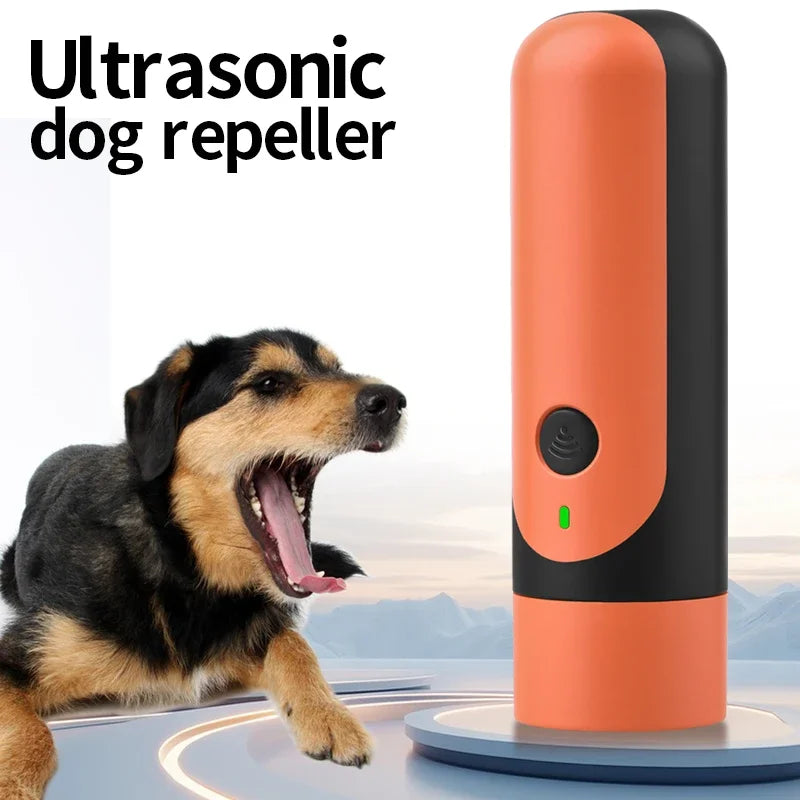 Mini Ultrasonic Dog Repeller & Anti-Bark Training Device - Long-Distance Outdoor