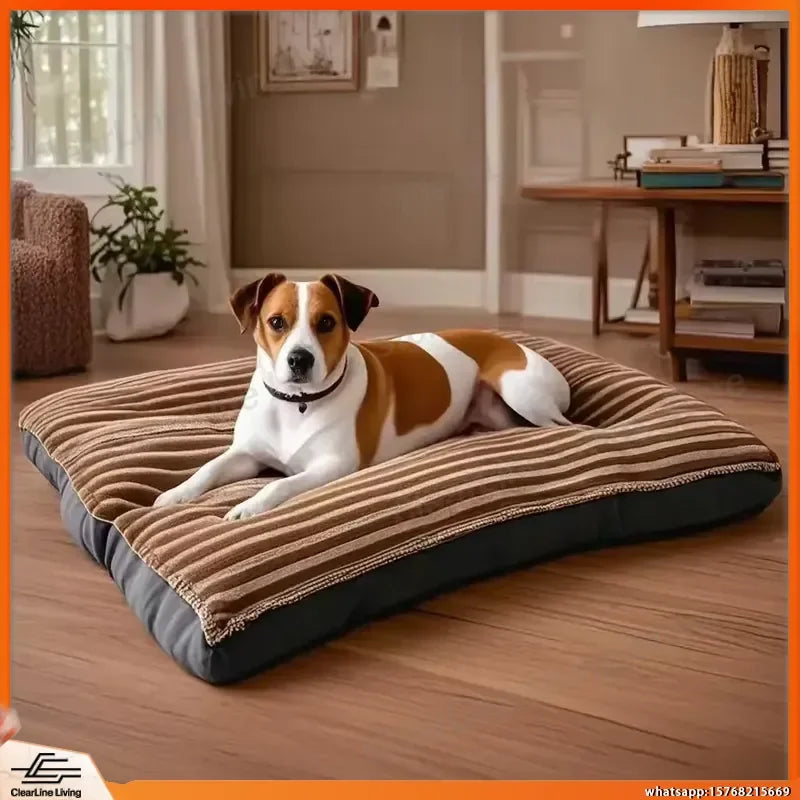 Corduroy Orthopedic Dog Bed for Large Dogs