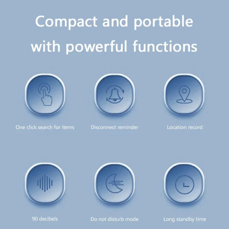 Mini 5G Bluetooth GPS AirTag-Style Anti-Loss Tracker for Pets, Kids & Bags