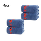 Quick-Drying Pet Bath Towels — Soft Fiber Multi-Packs for Dogs & Cats