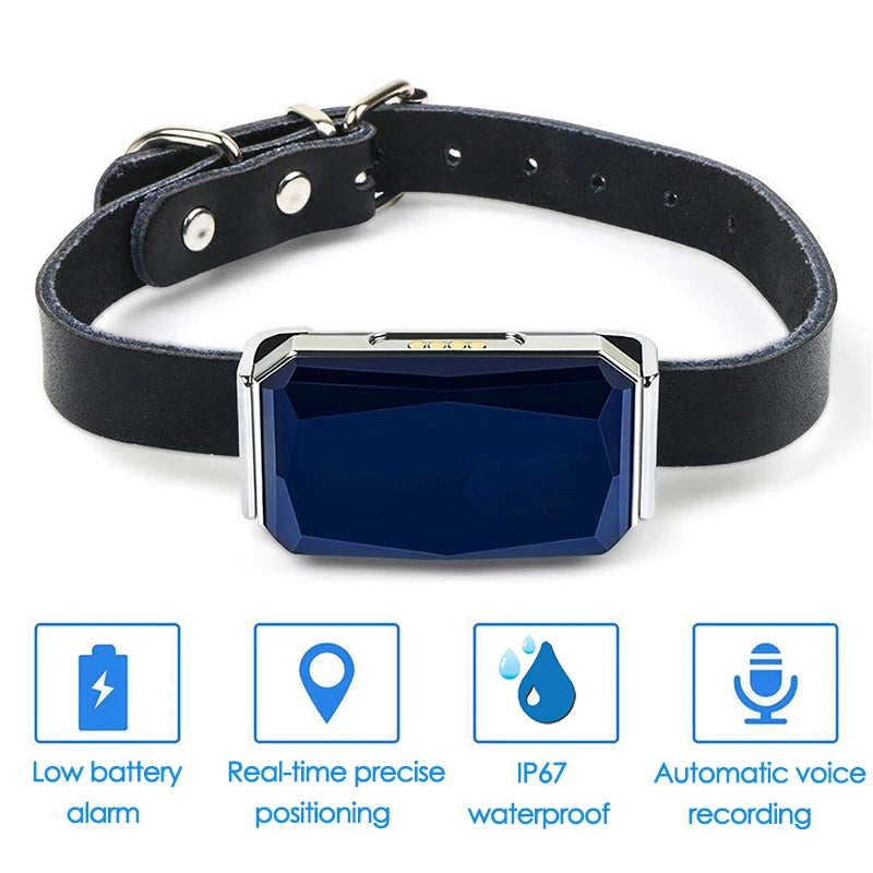 GPS Pet Tracker with Real-Time Call & Remote Control for Dogs & Cats
