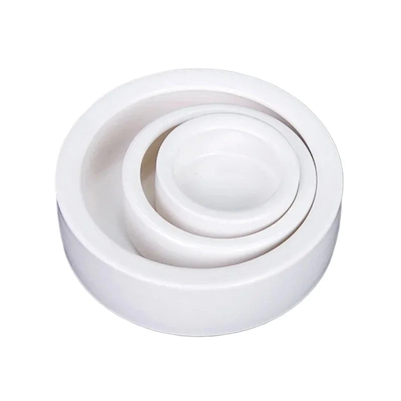 Anti-Escape Ceramic Feeder Dish — Worm-Proof Bowl for Geckos & Small Reptiles