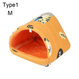 Cozy Small Pet Sleeping Bed — Warm Flannel Nest for Hamsters & Rabbits