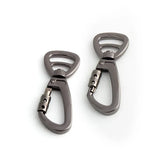 Swivel Locking Carabiner Clip — Auto-Lock Hook for Pet Leashes & Keychains