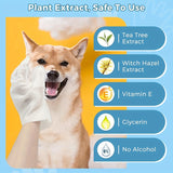 Pet Grooming Glove Wipes — Cleaning & Deodorizing On-the-Go, 18-Count