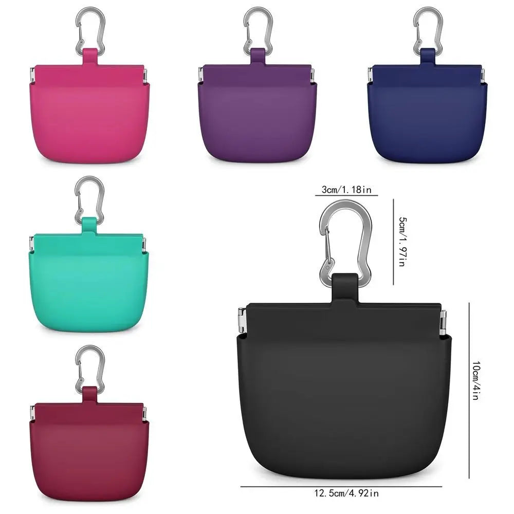 Silicone Dog Treat Pouch (Waterproof, Oil-Resistant, Wipe-Clean)