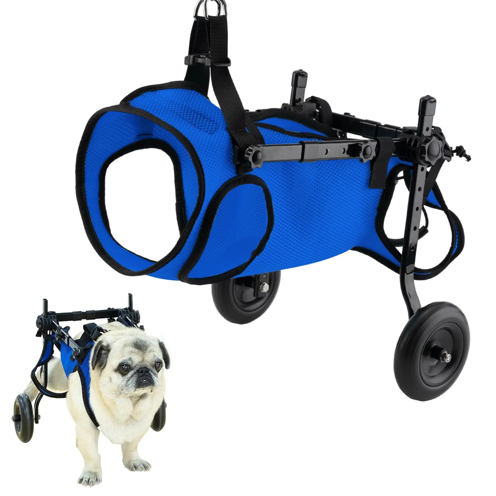 Dog Mobility Scooter Rehabilitation Cart — Assisted Walking Aid for Leg Injury & Disability