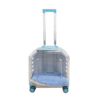 Translucent Portable Large-Capacity Pet Carrier & Aviation Travel Case for Cats