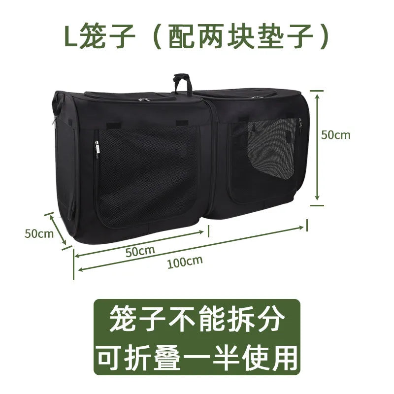 Portable Waterproof Car Pet Bed Crate (Anti-Shedding, Backseat, Foldable)