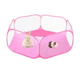 Portable Pet Playpen Tent — Transparent Fold-Flat Exercise Fence