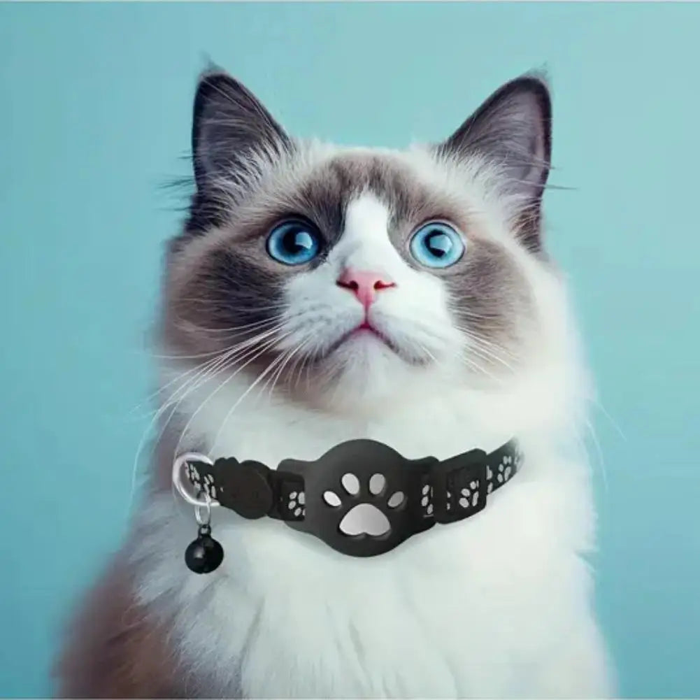 Waterproof Mini GPS Tracker Collar for Cats & Puppies - Anti-Loss Movement Alerts & Remote Locator