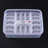 Reptile Egg Incubator Tray — 16-Grid Hatching Case for Lizard & Snake Eggs