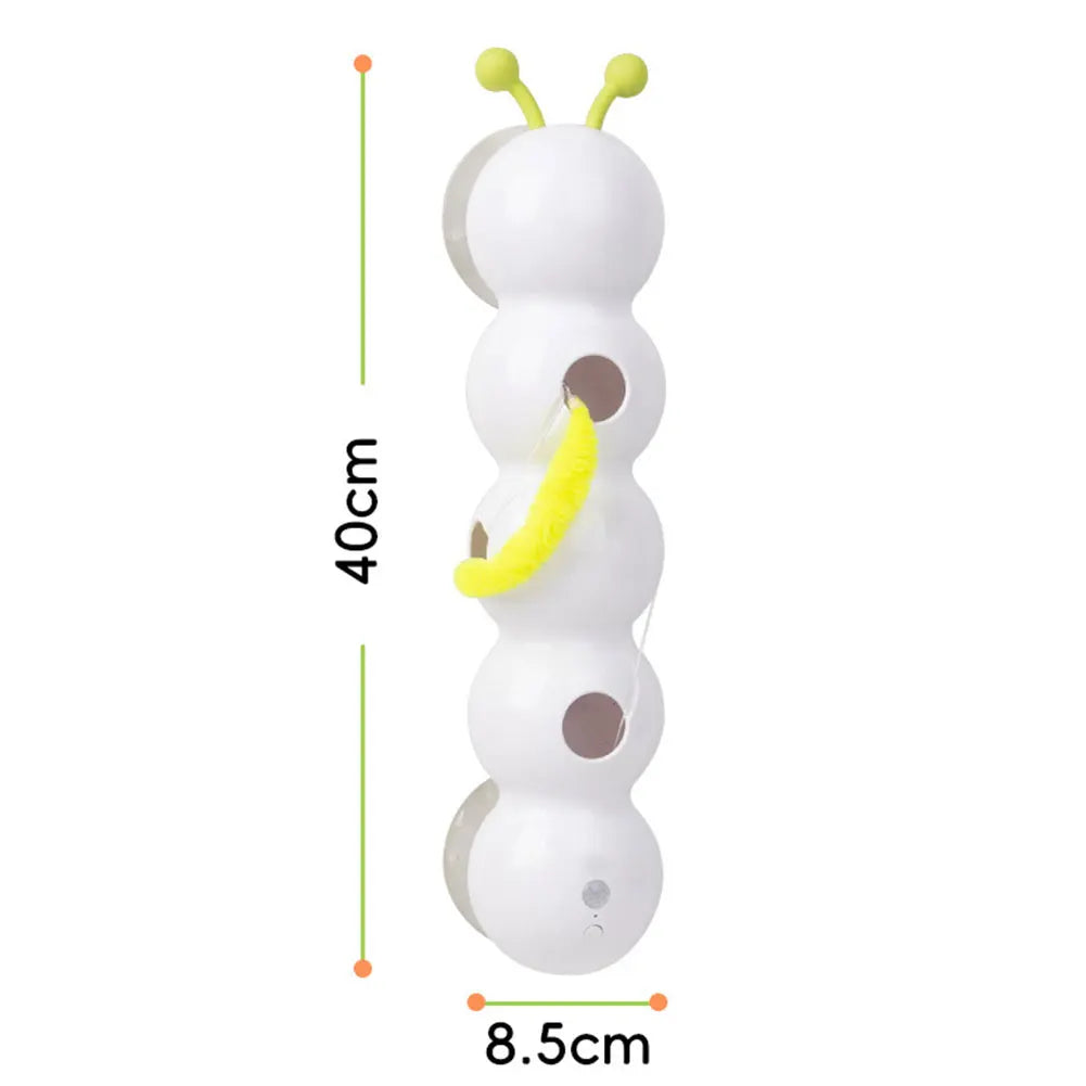 Motion-Activated Pop-Up Caterpillar Toy — Surprise Ambush Cat Teaser