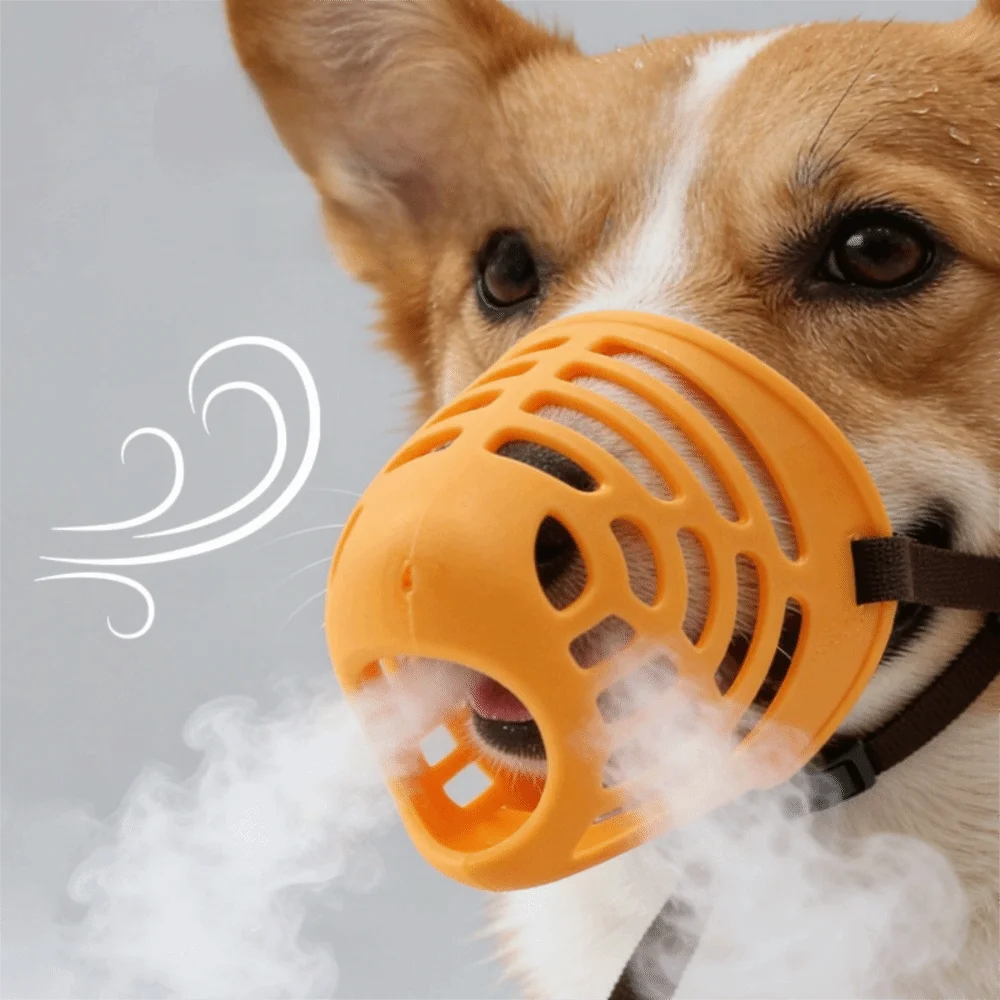 Silicone Dog Muzzle (Anti-Bite, Anti-Bark, Soft, Breathable)