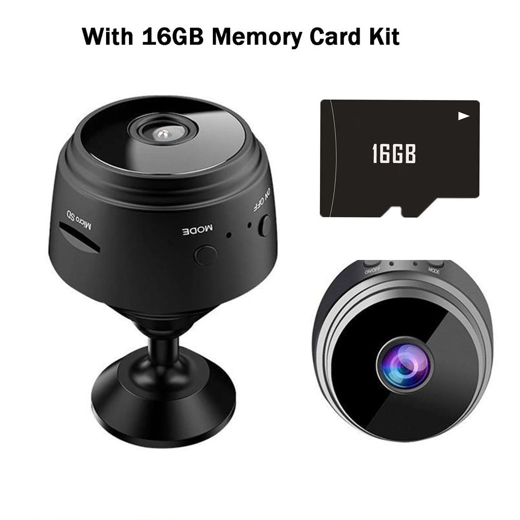 A9 HD WiFi Pet Surveillance Camera with Night Vision & Remote Home Monitoring