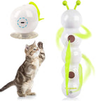 Auto-Swing Cat Wand Toy — Durable, Rechargeable, Replaceable Tails