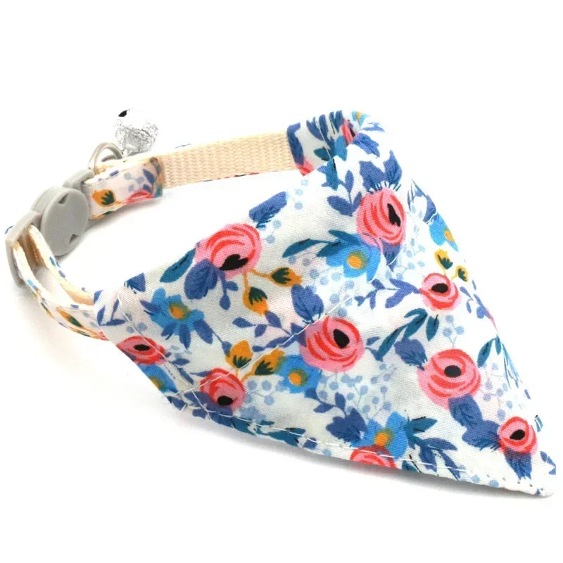 Daisy Flower Bandana Collar for Pets