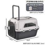 Large Airline-Approved PP Hard-Shell Pet Travel Crate & Portable Kennel for Cats & Dogs