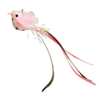 Plush Bird Head Teaser Wand — Suction Cup or Handheld Cat Toy