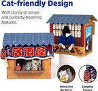 Cardboard Cat House with Scratcher, Izakaya Bar Design