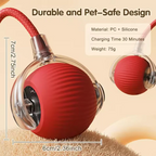 Smart Rolling Silicone Ball Cat Toy with Tail
