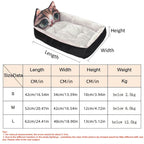 Plush Cartoon Sofa Pet Bed
