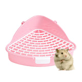 Corner Litter Tray — Space-Saving Toilet Box for Rabbits & Small Pets