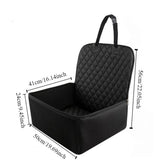 Scratch-Proof Dog Car Seat Cover (Non-Slip, Waterproof)