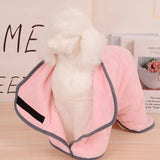 Quick-Drying Pet Bathrobe — Absorbent Wrap for Dogs &amp; Cats