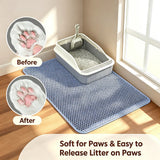 Double Layer Cat Litter Mat (Non-Slip Big Filter Mat)