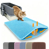 Double Layer Cat Litter Mat (Non-Slip Big Filter Mat)