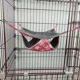 Sugar Glider Hammock — Warm Layered Hanging Bed for Small Pets