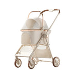 Lightweight Foldable Pet Stroller with Detachable Carrier for Small Dogs & Cats — Portable Walking Cart