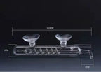 Glass CO2 Bubble Counter & Diffuser (Spiral Design, Planted Tank)