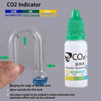 Glass CO2 Drop Checker Indicator (Aquarium Monitor, Planted Tank, pH Tester)