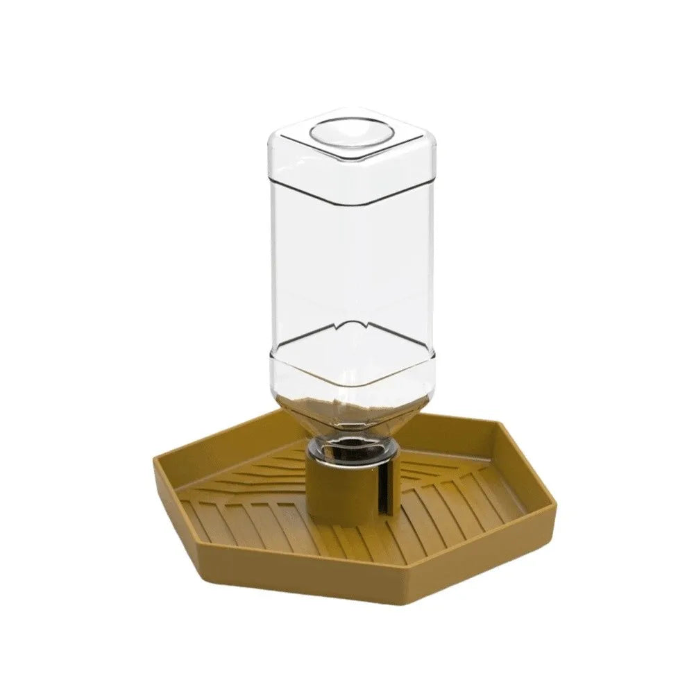 Anti-Slip Turtle Water & Food Bowl — Detachable Reptile Feeder Dish