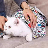 Cat Grooming Safety Wrap — Anti-Scratch Bag for Nail Trimming & Bathing