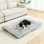 Long Plush Pet Cushion Bed