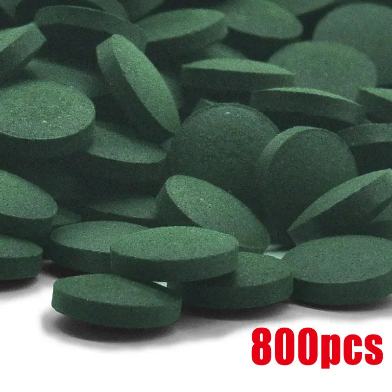 High-Purity Spirulina Tablets for Fish & Shrimp (50–1000pcs, Seaweed Enriched)