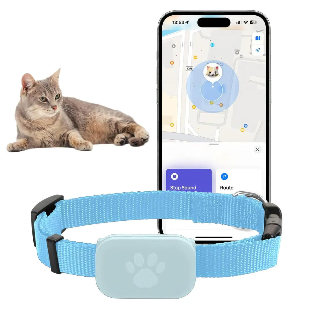 Long Battery GPS Cat & Dog Collar Tracker - Global Safety Locator