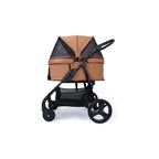 3-in-1 Foldable Pet Stroller with Cage Carrier & Travel Seat — Pushchair for Dogs & Cats