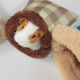 Fleece Small Pet Bed — Warm Winter Nest for Hamsters & Hedgehogs