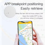 Mini Bluetooth Smart Tag Keychain with Anti-Loss Alarm - GPS Tracer for Pets, Kids & Keys