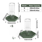 Reptile Water Dish — Sturdy Plastic Bowl for Bearded Dragons & Tortoises