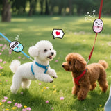 Waterproof Pet Social Sticker Tags (Cartoon, Double-Sided, 5 Styles)