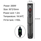 Aquarium Submersible Heater with Thermostat 50–500W