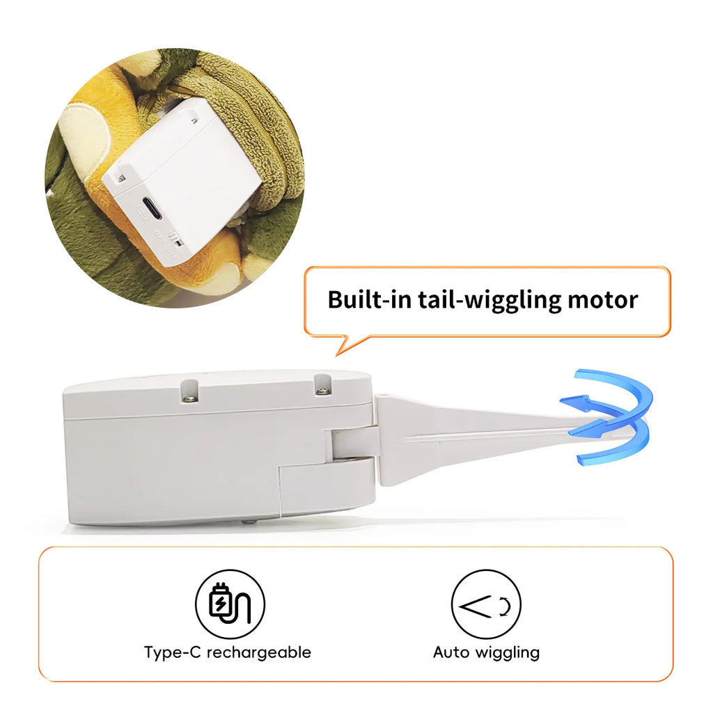 Automatic Flapping Plush Dog Toy