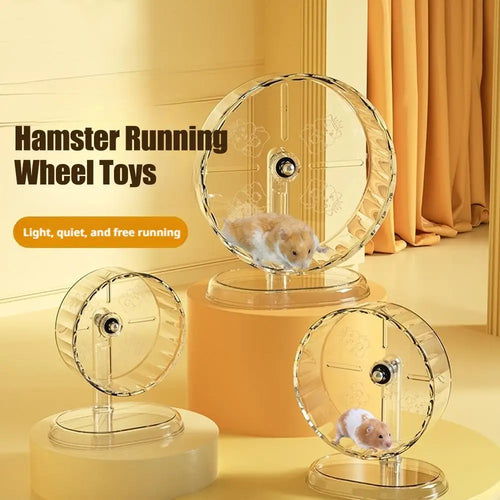 Silent Hamster Running Wheel — Extra-Large Spine-Safe Design