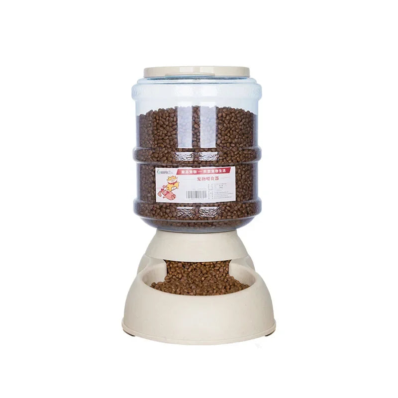 Gravity Pet Feeder and Waterer 3.8L (Auto-Refill, Cats & Dogs)